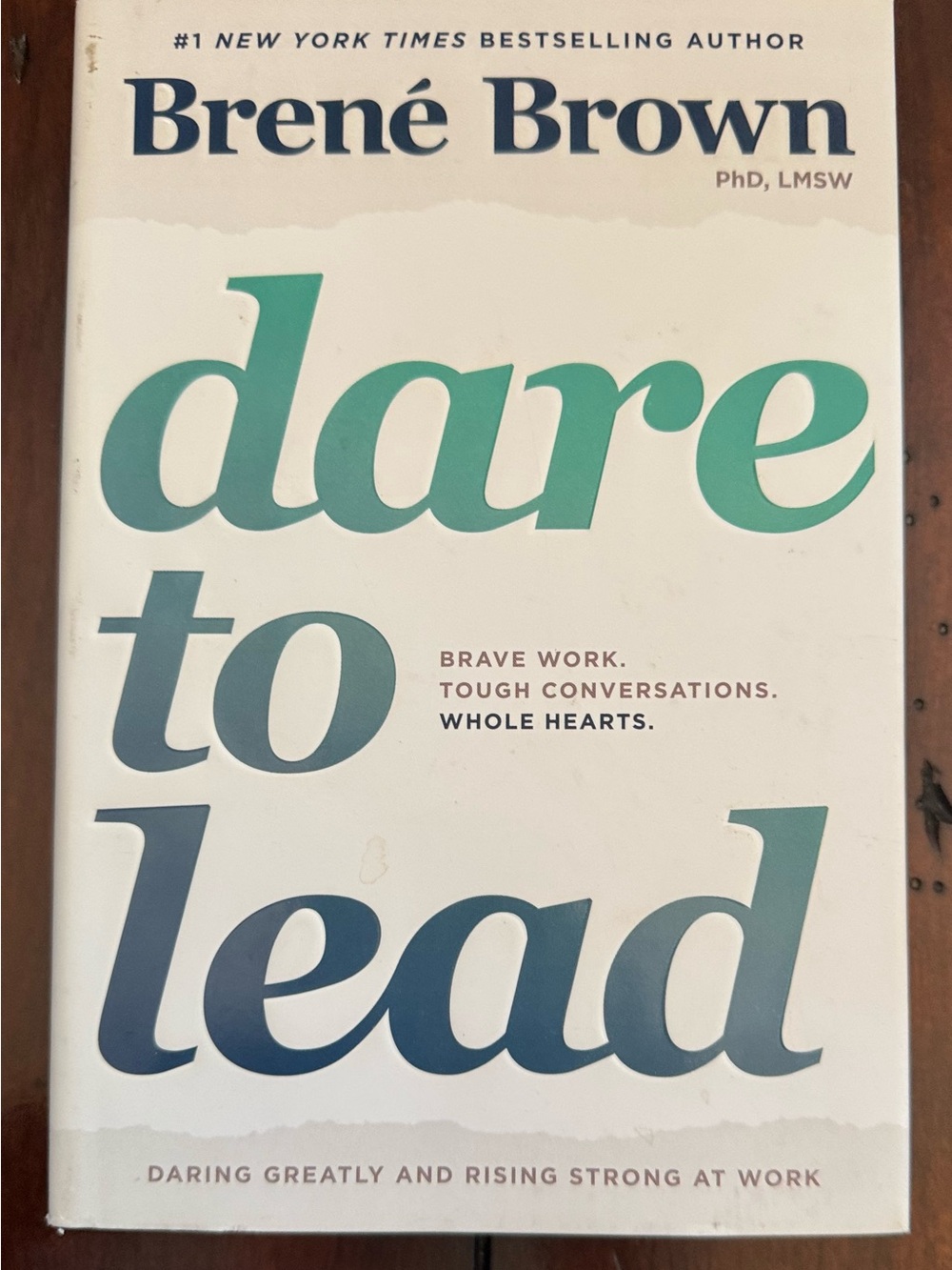 Autographed Copy of Brené Brown "Dare to Lead" - Hardcover